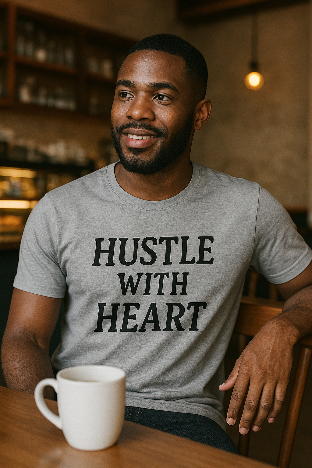 Hustle With Heart (Gray)